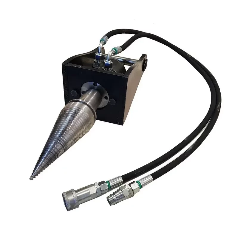 cone-fendeur-bois-hydraulique-fendage-tariere