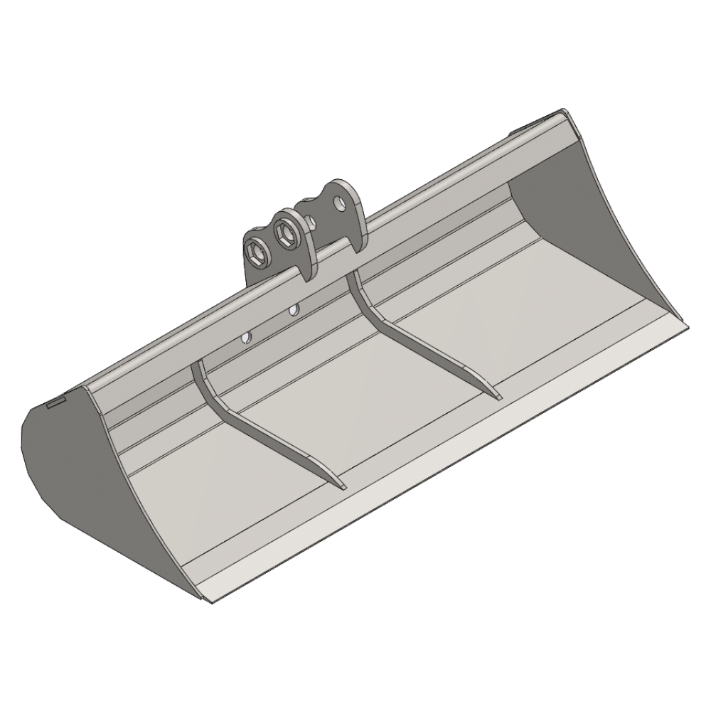 godet-curage-100cm-mini-pelle-nivellement-chantier