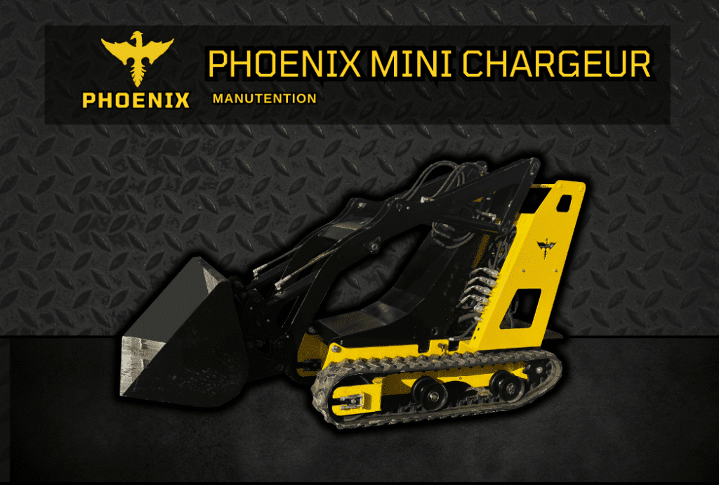 Vente PHOENIX mini chargeur manutention chargement aménagement